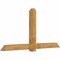 Ekena Millwork Eugene Rough Sawn Timber Gable Bracket, Western Red Cedar, 96"W x 48"H x 6"D x 6"F, 12/12 Pitch GBW096X48X0606EUG00RWR - alternate 4